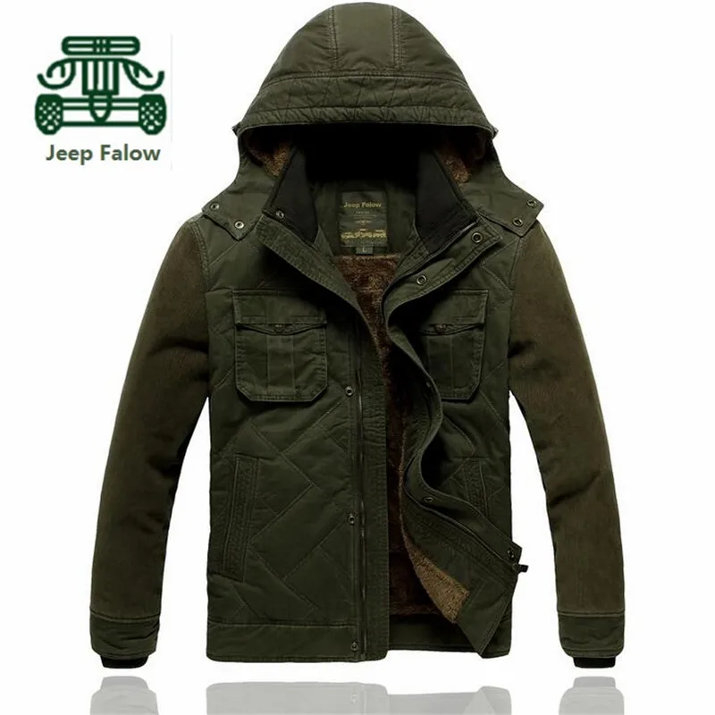manteau militaire russe homme AFS JEEP Manteau Blouson Homme Large:
