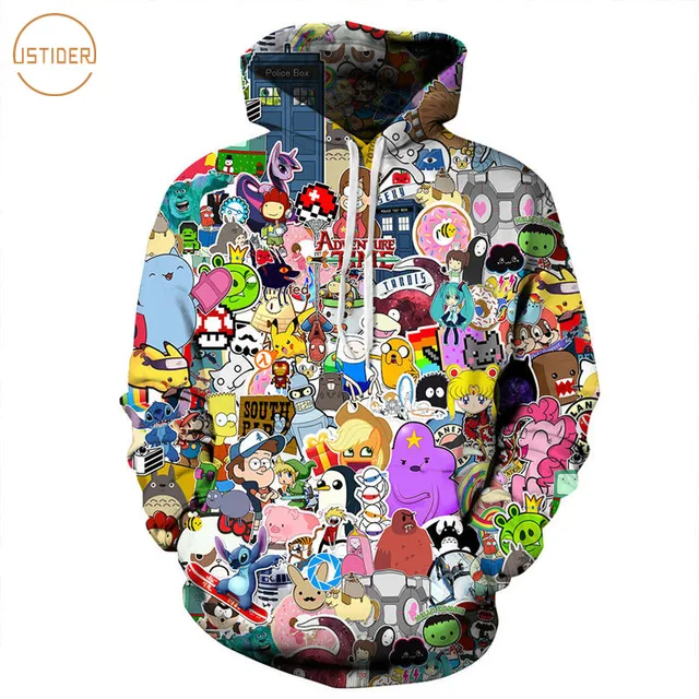 Timetotoro Felpe Anime Adventure Fumetto Del Harajuku Istider xfT0qFSF