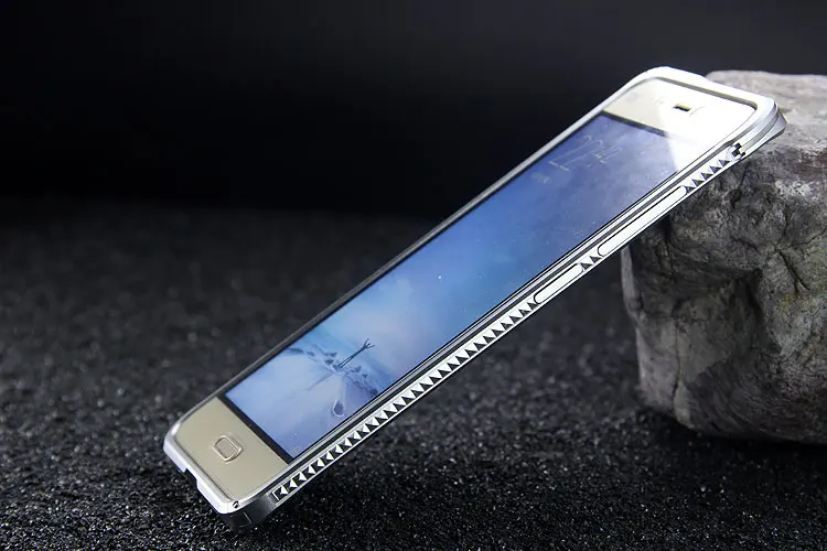 iMatch Алюминиевый металлический бампер в форме бриллианта чехол для Xiaomi mi 5 Pro mi 5 mi 5S/Plus Роскошный тонкий чехол-подставка - Цвет: Серебристый