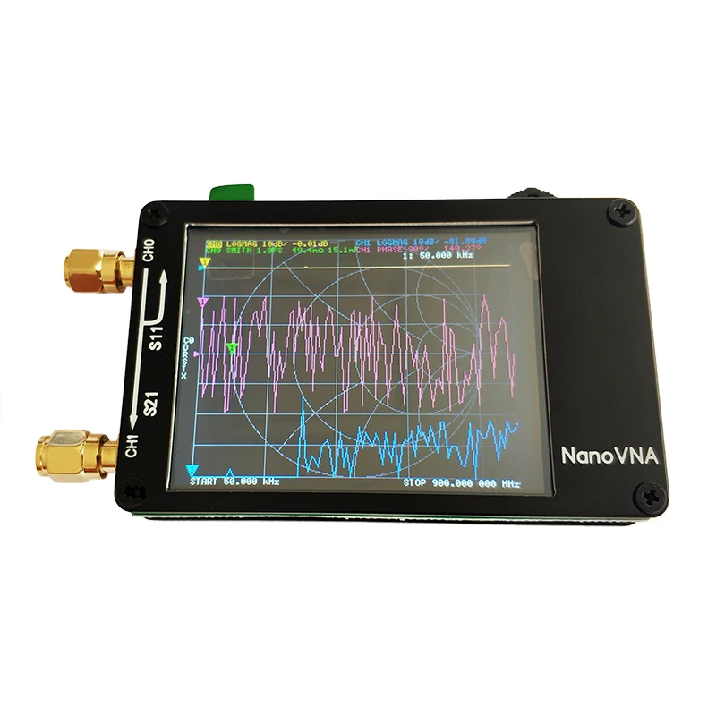 NanoVNA 2 8 дюймовый сенсорный ЖК дисплей векторный сетевой анализатор HF VHF UHF UV 50 KHz 300