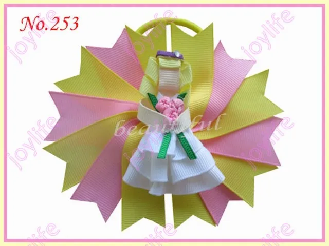 

free shipping 2017 Newest 65pcs 4.5'' Novel swallowtail character hair bows Elastic fashion girl hair bow holders