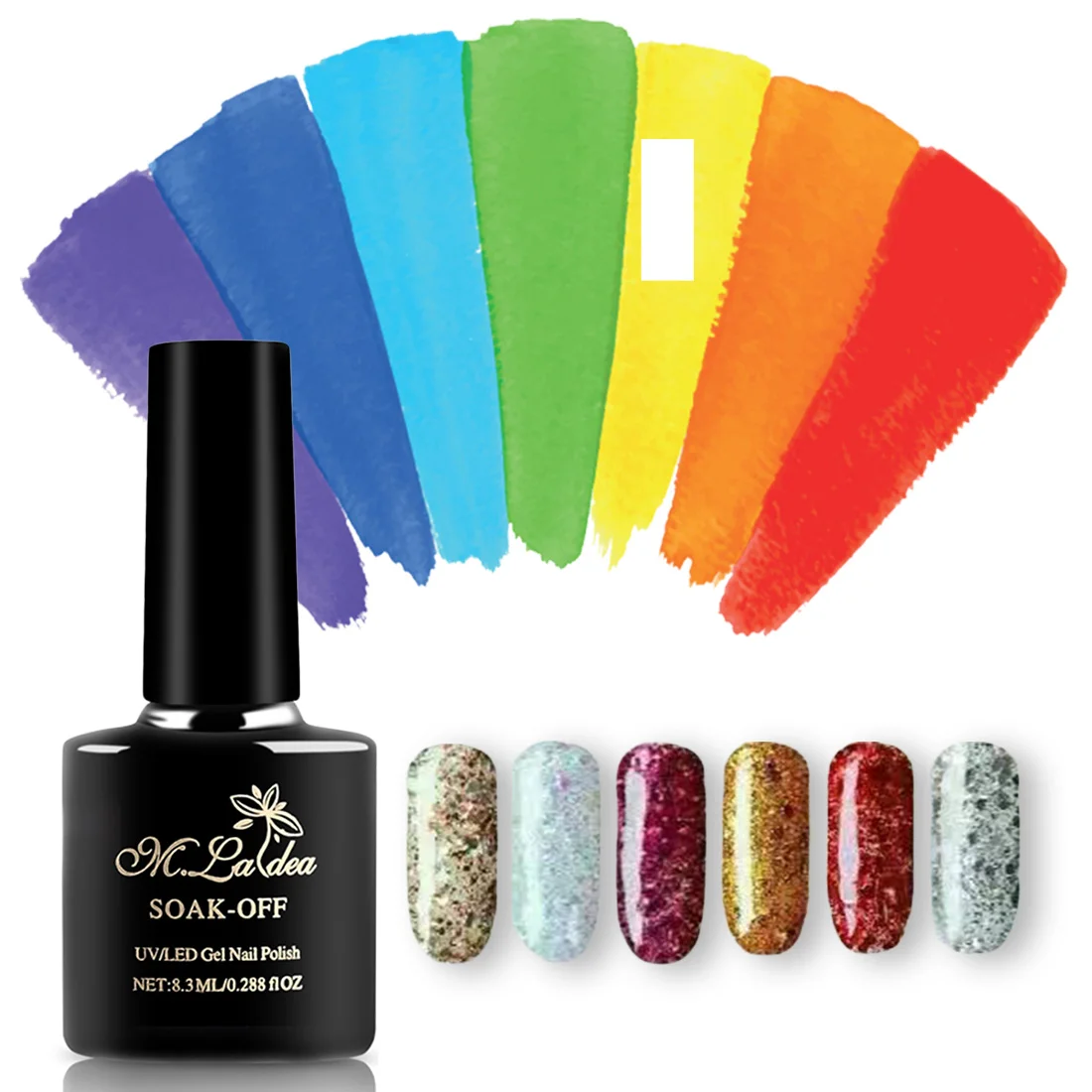 Sequins Nail Polish Gel Nail Polish Shiny Gloss Base Gel Paint Glitter