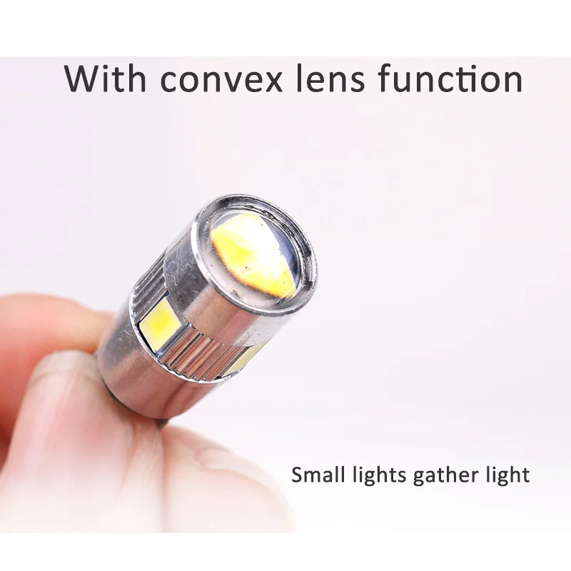 HLXG 10 шт. T10 W5W 5630 6 SMD автомобиля на танкетке с боковой светильник лампа