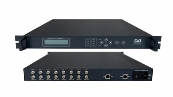 

8*DVB-S2-4QAM-IP TransModulator with MUX-Scrambler (8*DVB-S/S2+3*ASI in, 4in1 DVB-C+IP RF out) Digital TV System SC-4165