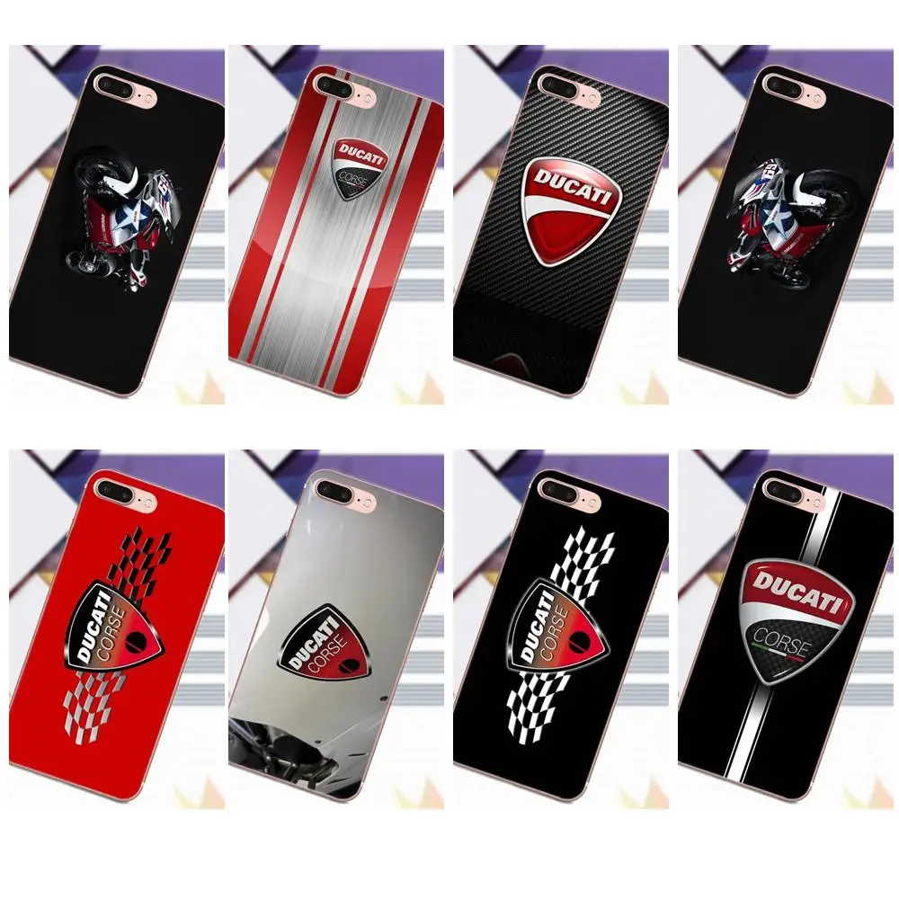 

Vvcqod For Huawei G8 Honor 5C 5X 6 6X 7 8 9 Y5II Mate 9 P7 P8 P9 P10 P20 Lite Plus 2017 Soft Cases Capa Cover Ducati Corse