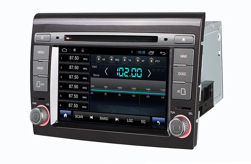 Top Auto radio car dvd gps navigation  for Fiat Punto 2007-2012 with android 4.4.4 System 3