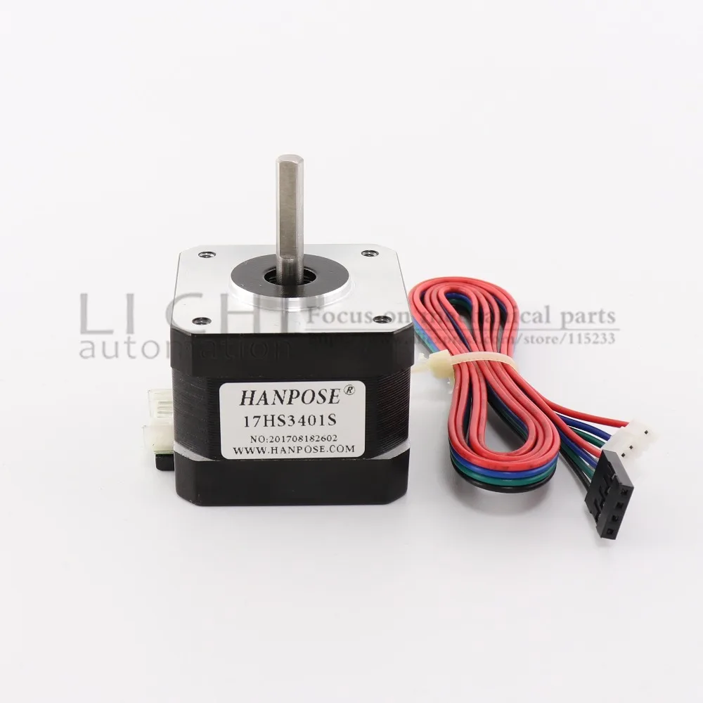 شحن مجاني و جودة 17HS3401-4-الرصاص نيما 17 السائر 42 موتور 42 BYGH 1.3A CE روش ISO CNC الليزر و 3D طابعة