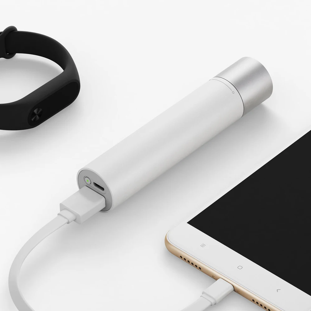 Портативный светильник-вспышка Xiaomi с 11 регулируемыми режимами Luminance и поворотной головкой лампы 3350 мАч, литиевая батарея, usb-порт для зарядки