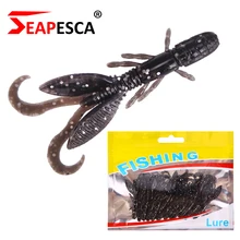 SEAPESCA 12Pcs lot Soft Bait Fishing Lure 55mm 1 4g Hot Sale Soft Garnelen Silicone Artificial