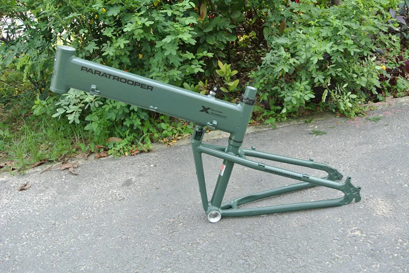 Clearance 26*17/18 inch MTB frame BMX Aluminium alloy disc brake folding bike frame downhill frame folding mountain bike portable frames 1 Clearance 26*17/18 inch MTB frame BMX Aluminium alloy disc brake folding bike frame downhill frame folding mountain bike portable frames 1