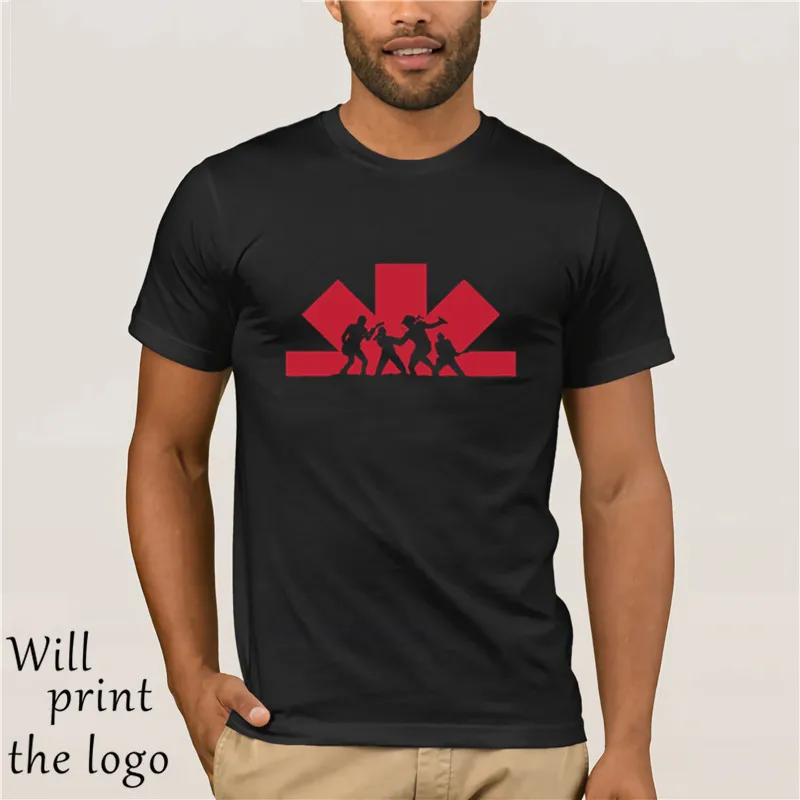 Red Hot Chili Peppers Logo Rock Band RHCP T-Shirt Men Women 3D Print | Мужская одежда