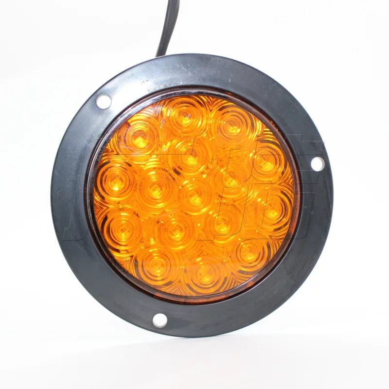 

1 Pair 16 LED Car Rear Tail Lights Indicaor Lamp for 12V 24V Truck Trailer Lorry Van Red Yellow White