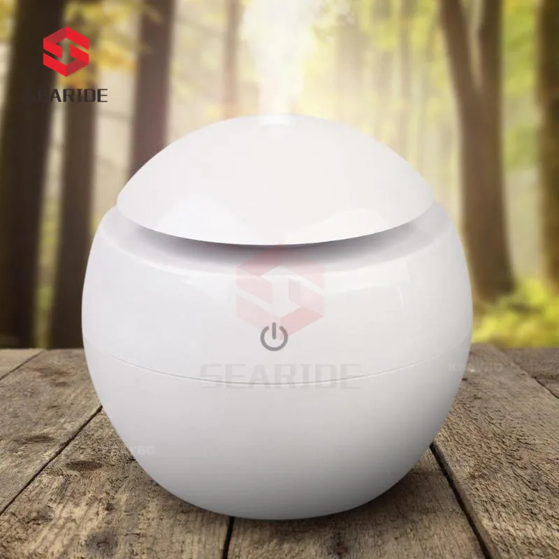 

Mini USB Air Humidifier Aroma Essential Oil Diffuser Mini Portable Ultrasonic Cool Mist Air Purifier 7 Color LED Night Light