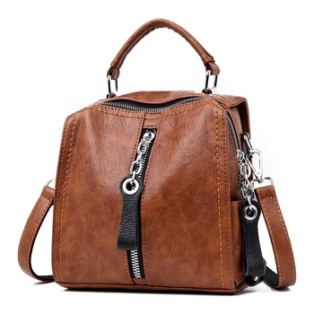 

kajie Soft Leather Women Bags Designer Handbags Girls Small Flap Bags Retro Crossbody Bag for Women Multifunction Bag 2019 Sac