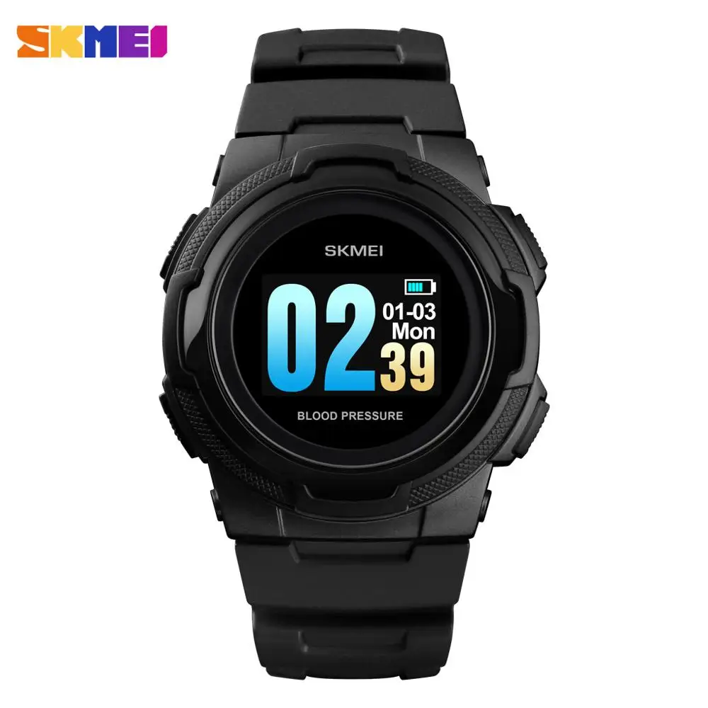

SKMEI Creative Smart Watch Men Digital Watches Multi-function Color Display 3Bar Waterproof Bluetooth Watch erkek saat 1438