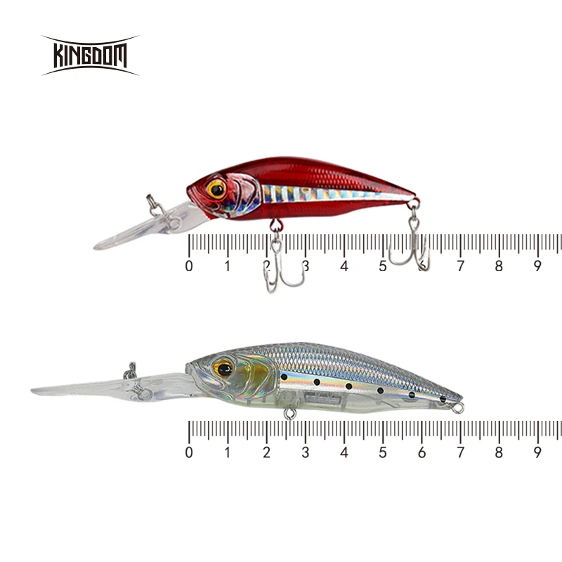 Kingdom Fishing Приманка подвесной гольян 60 мм 7,2 г/70 мм 10 г с двумя крючками воблеры шесть цветов Тип 5502