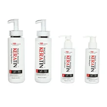 Без формалина бразильский магический мастер Кератиновое лечение+ очищающий шампунь+ шампунь Daliy и кондиционер гладкая обработка волос