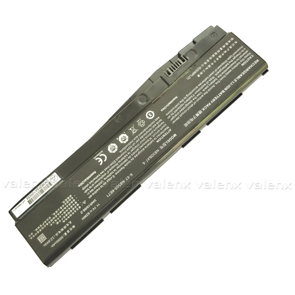 Amazon.co.jp: Compatible C-LEVO N850BAT-6 62WH Compatible