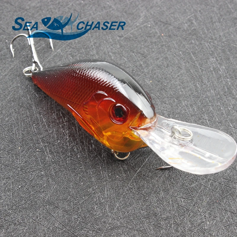  2018 5pcs 5 colors 9cm 10g Swim Fish Fishing Lure Artificial Hard Crank Bait topwater Wobbler Fishi