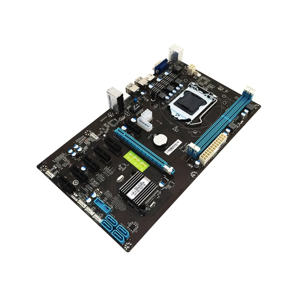 B85-Btc Motherboard 7 Card Mining Motherboard Lga 1150 Ddr3 Mining Panel Plate For Pci-E Port Mining Board