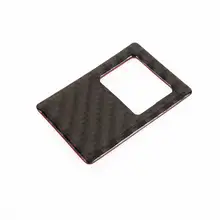 Предупреждение ющие световые кнопки из углеродного волокна наклейки для авто наклейки для интерьера модные креативные сменные формы автомобиля