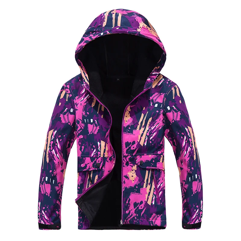 Men Women Fleece Hiking Jacket (7)