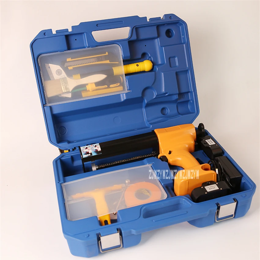

CGMP40011 Professional Double-tube Glue Gun Hydraulic Glue Gun 7.4V 4800mAh Rechargeable Electric Glue Gun AC100-240V 5.2mm/sec