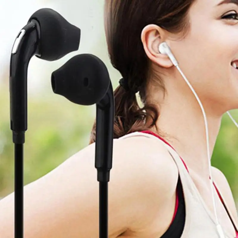 

High Quality 3.5mm In-ear Earphones Universal Sport Earphones With Mic Wired Earphone Earbuds For Samsung S6 S7