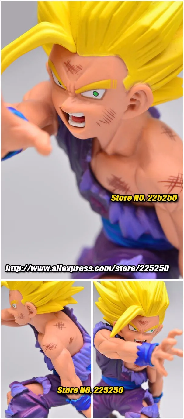 Японии аниме "Dragon Ball Z" Оригинал Banpresto драматический витрина Коллекция Рисунок 1st сезон Vol.1-Супер Саян Сын гохан