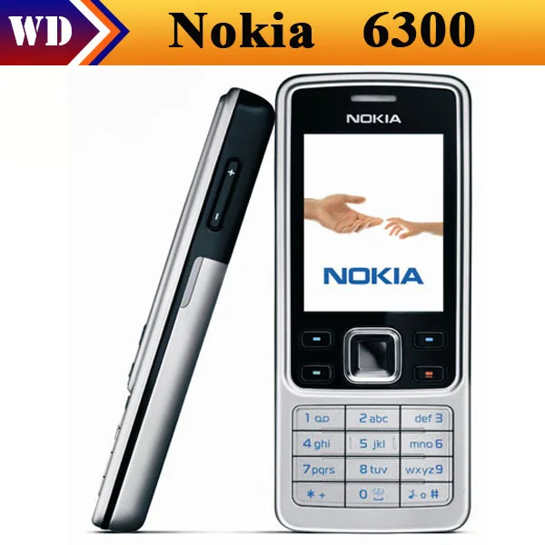 

Original Nokia 6300 Bluetooth MP3 Java Mobile Phone Free Shipping Refurbished