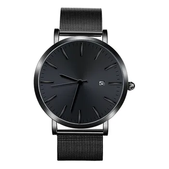 

OKTIME Simple Classic Fashion Men Retro Design Belt Band Analog Quartz Wrist Watch Military Sport Men's Casual Wristwatches