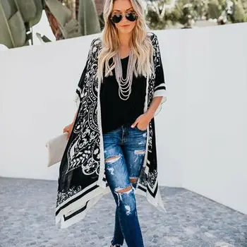 

Womens Bikini Cover Up Swimwear Beach Maxi Wrap Skirt Sarong Kimono Kaftan Dress