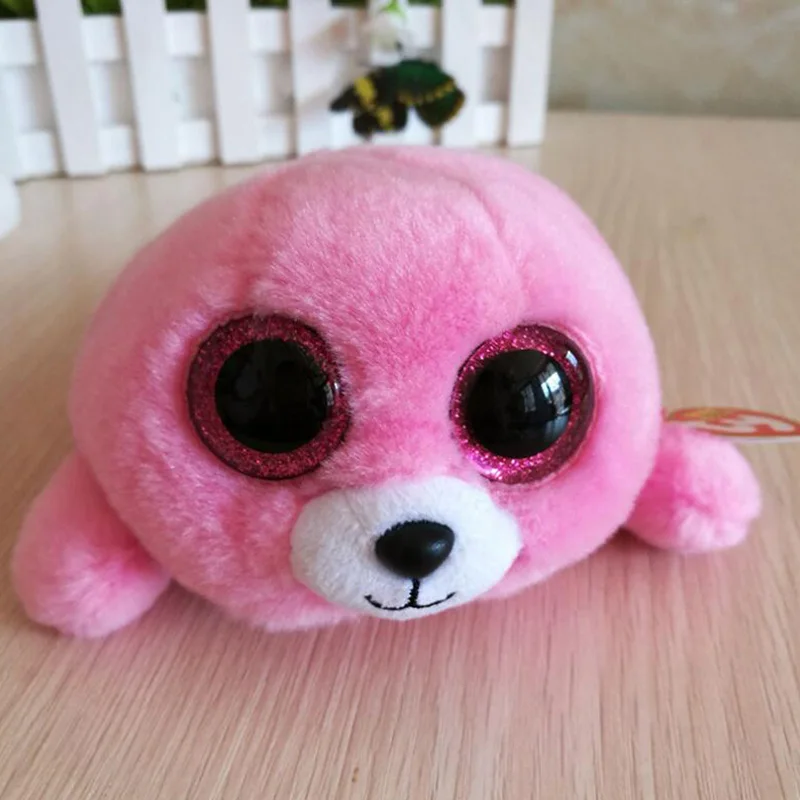 Ty Beanie Boos Big Eyes Owl Unicorn Cat Elephant Penguin Leopard Foxy Dog Rabbit Giraffe Panda Monkey Stuffed Animals Plush Toys