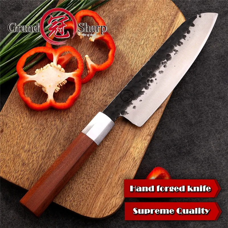 Santoku-Knife-7-inch-Handmade-Kitchen-Knives-Japanese-kitchen-knives-High-Carbon-Steel-Chef-s-Cooking (2)