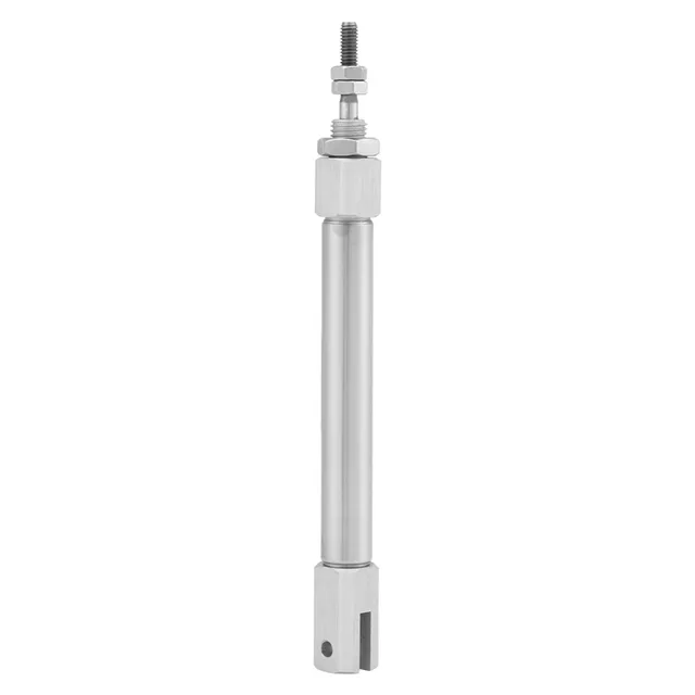 1pc Mini Stainless Steel Dual Acting Stoke 50mm / 2inch Air Pneumatic Cylinder Max. 1Mpa