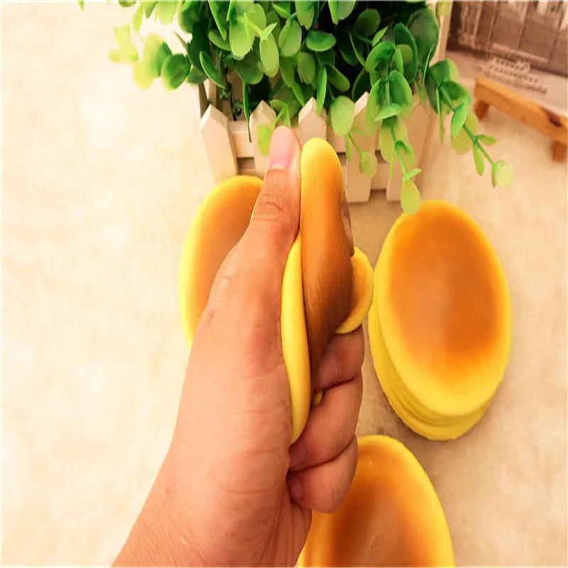 BAKEEY squishiestoys Dorayaki 9 см Еда хлеб ароматизированный медленный нарастающее при сжатии анти-стресс деком Пресс литий-ионный Пресс ремешок для мобильного телефона