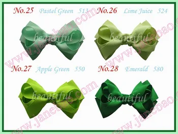 

free shipping 220pcs 3.5''Good Girl Boutique 4 Double Hair Bows Clip