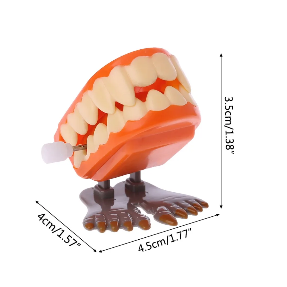 Заводной прыжки протез образовательные механические игрушки Хэллоуин шалость украшения