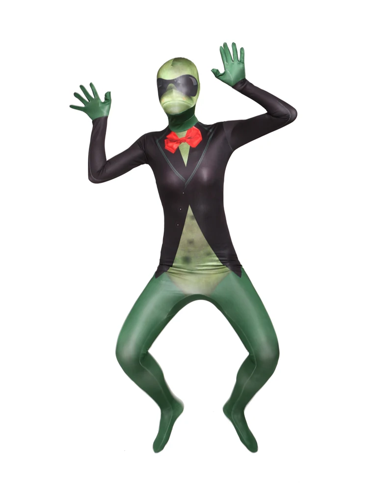 (PHC113) лайкра спандекс супер Принц лягушка Зентаи Костюмы ужасов halloween маскарадные костюмы