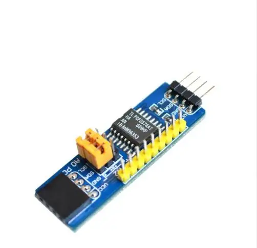 PCF8574 PCF8574T I/O для IEC IIC порт интерфейс Поддержка каскадные Расширенный модуль для Arduino Плата расширения Высокий Низкий уровень - Цвет: Синий