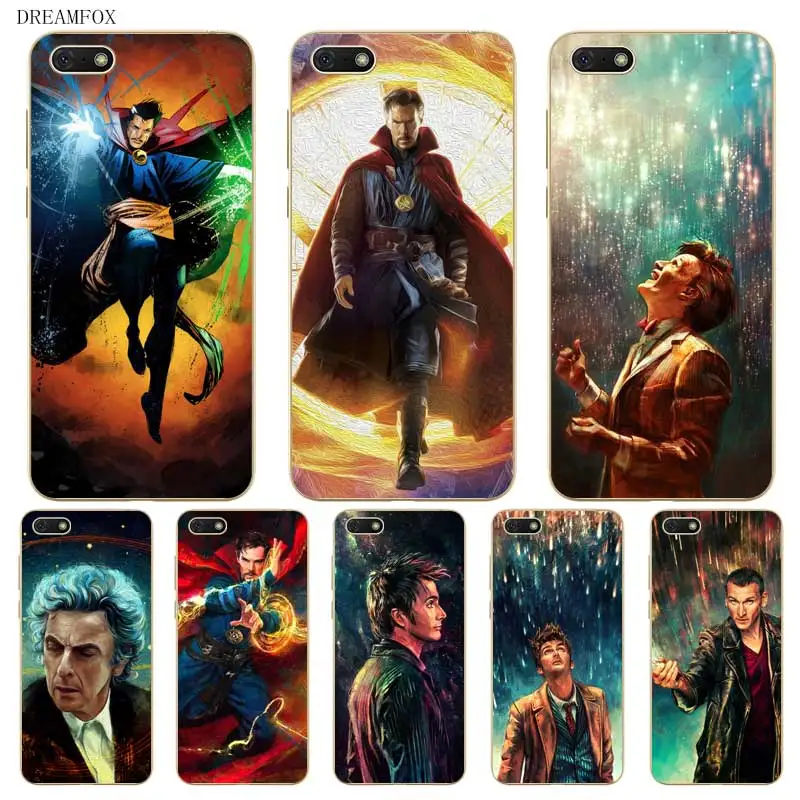 N429 Tardis Box Doctor Soft TPU Silicone Case Cover For Huawei Honor 6A 6C 6X 7A 7C 7S 7X 8 Lite Pro |