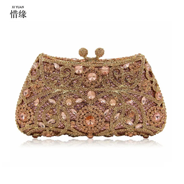 black side bag with silver chain