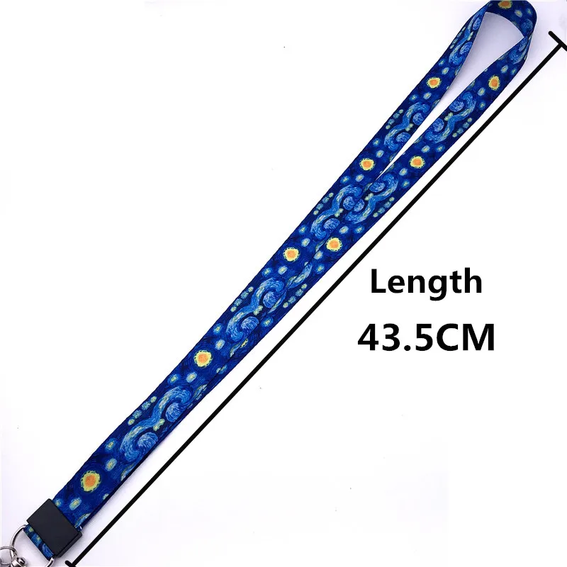 10 unids/lote Lanyard para oficina collar Lanyard con Clip y llavero Tarjeta de Identificación teléfono móvil correas titular USB MP4 para llaves