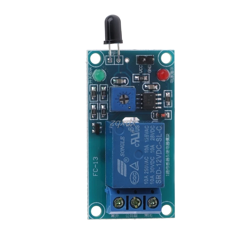 One Way 12V Flame Sensor Relay Module Fire Detection Alarm Whosale&Dropship|Модули для умного дома| |