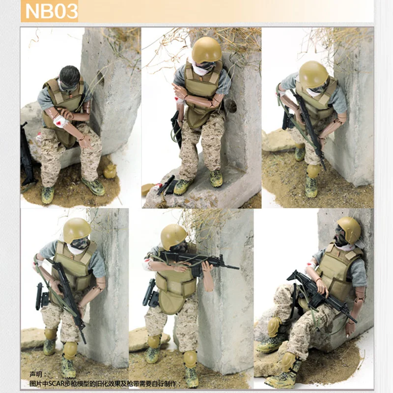 1 Pcs 12 "1 6 SWAT SDU Segel Terluka Medis Menjaga Gendarmerie