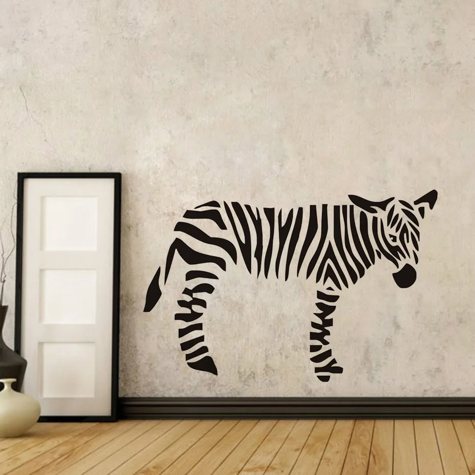 A Cute Zebra DIY Wall Stickers For Kids Rooms Nursery Decoration Vinyl