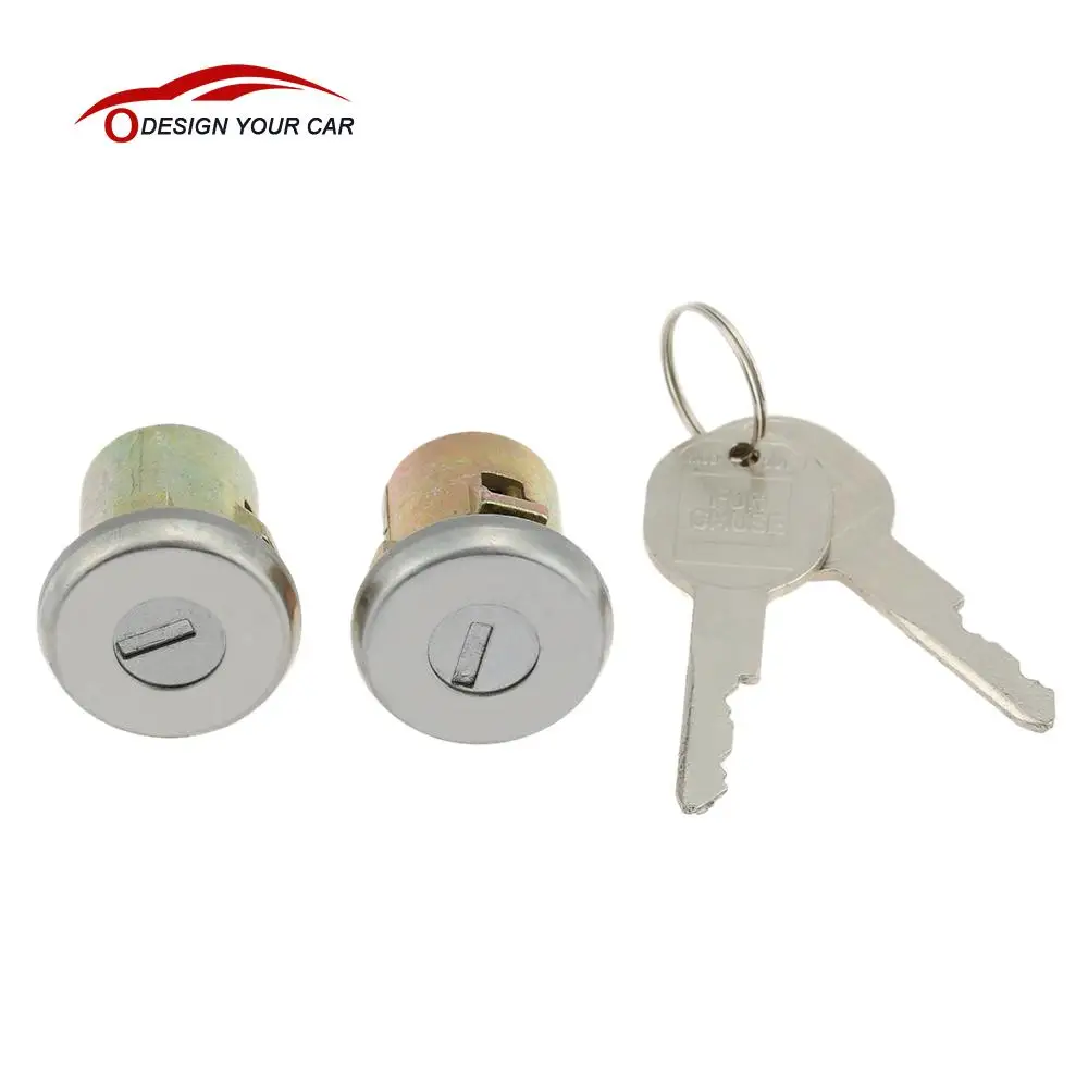 

Pair of Door Lock Cylinder Set with 2 Keys for Chevrolet GMC Buick Cadillac Oldsmobile Pontiac