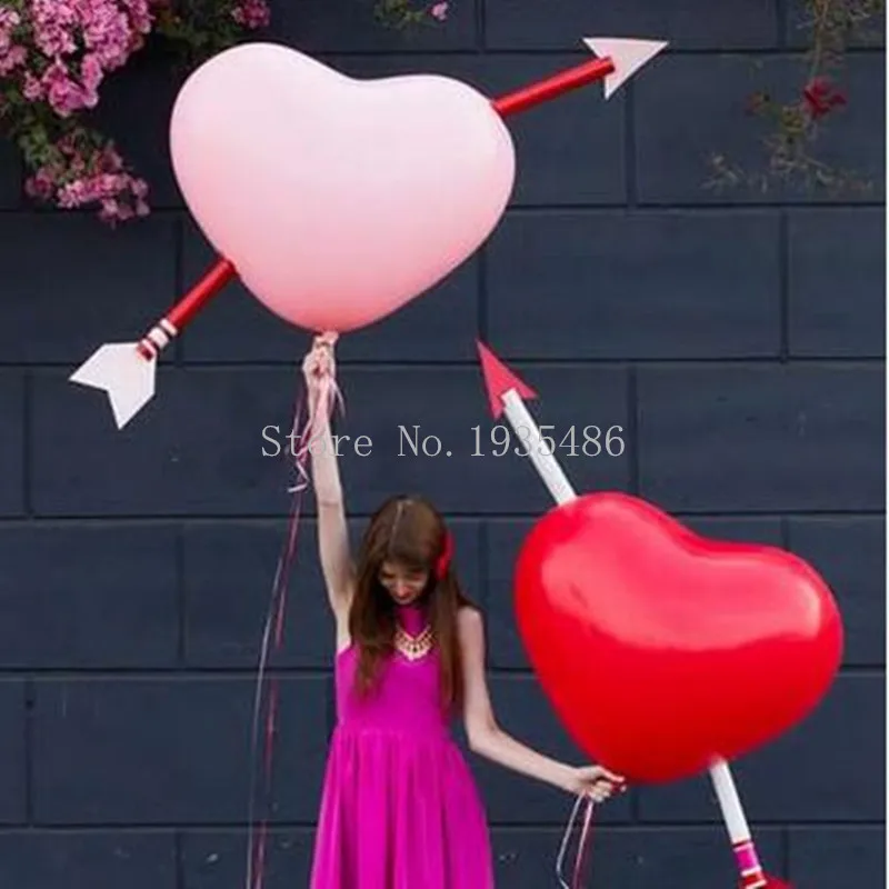 10 шт./лот, воздушные шары в форме сердца, уплотненные большие воздушные шары, принадлежности для свадебной вечеринки, дня рождения, цвета, гелиевый баллон, надувные латексные шары