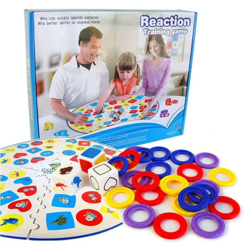 Reaction Training Game Children With Parents For Party/Family Puzzle