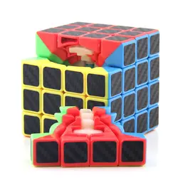 Moyu MF4 углеродное волокно 4*4*4 Professional speed Cube Magic куб обучающий головоломки игрушечные лошадки для обучения детей Cubo Magic игрушечные лошадки